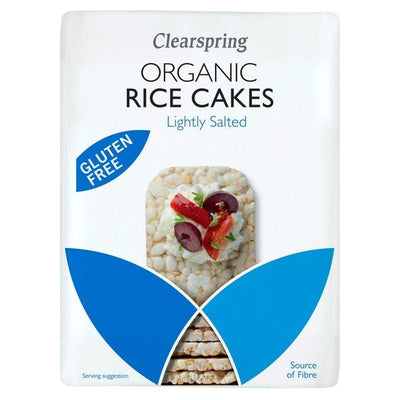 Clearspring Organic Lightly Salted Brown Rice Cakes 120g (Pack of 6)