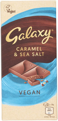 Galaxy Vegan Caramel & Sea Salt Bar  (10 x 100g)