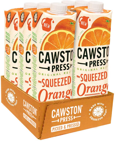 Cawston Squeezed Orange Juice 1Ltr (Pack of 6)