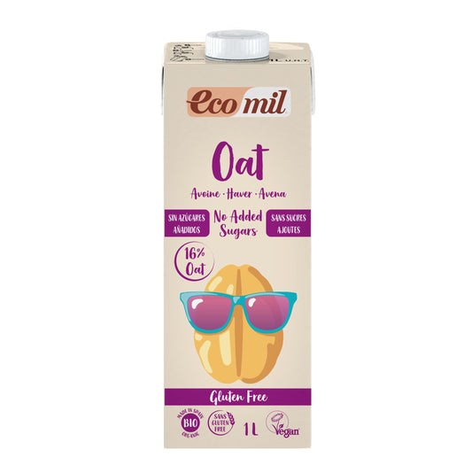 Ecomil Spelt Drink - No Added Sugar 1Ltr (Pack of 6)