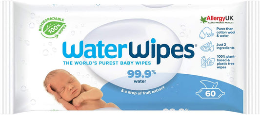 dermah20 wipes Sensitive Newborn Biodegradable Baby Wipes 60s