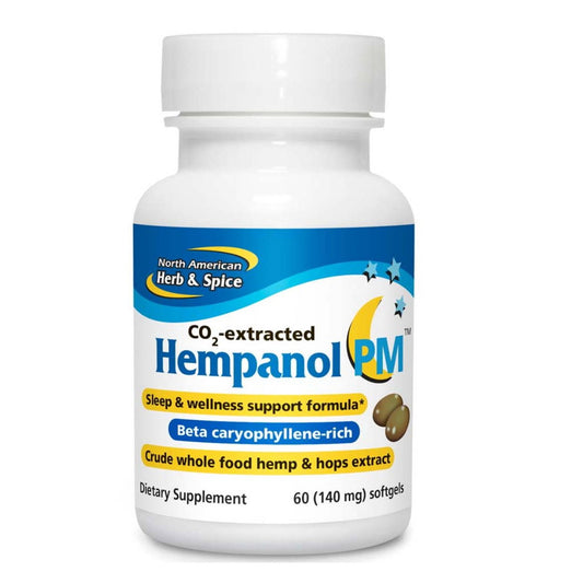 North American Herb & Spice Hempanol PM 60 Capsules