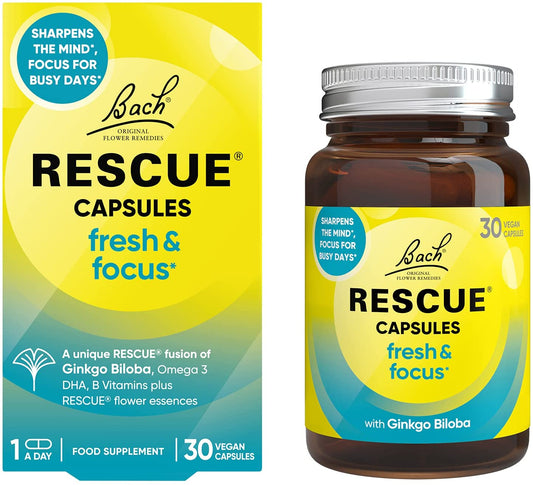 Bach Remedy  Rescue Balance & Positivity Capsules 30s