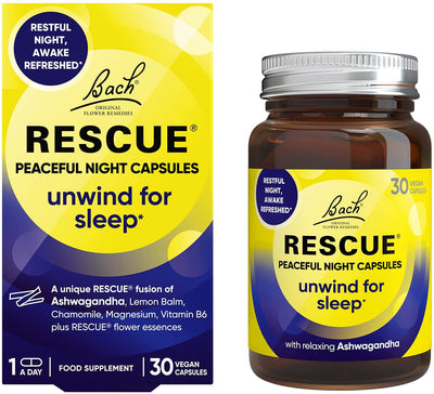 Bach Remedy  Rescue Peaceful Night Capsules 30s