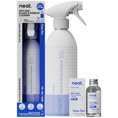 Neat Clean Starter Pack - Antibac Glass Cleaner Yuzu Tea 500ml