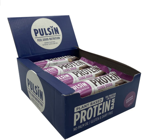 Pulsin Enrobed Protein Bar: Cookie Dough 57g (Pack of 12)