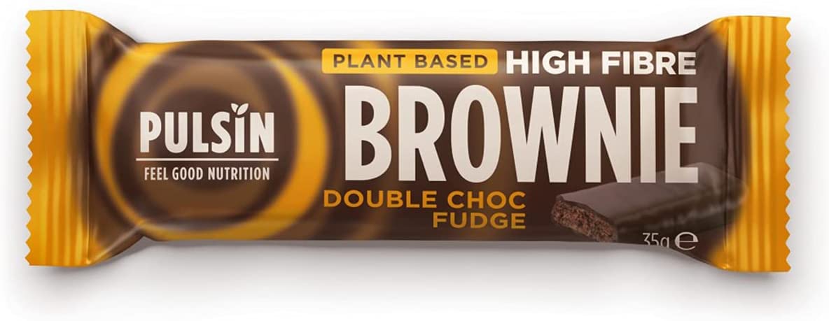 Pulsin Enrobed Double Choc Fudge 35g (Pack of 18)
