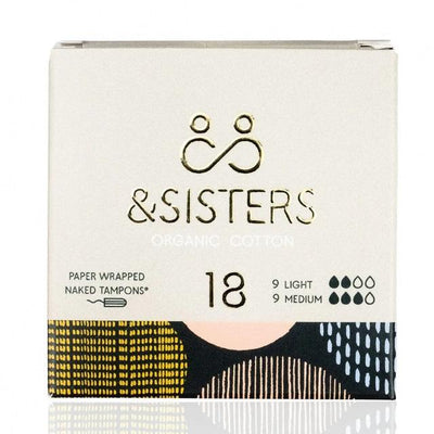 &Sisters Duo Absorbency Naked Tampons 18s