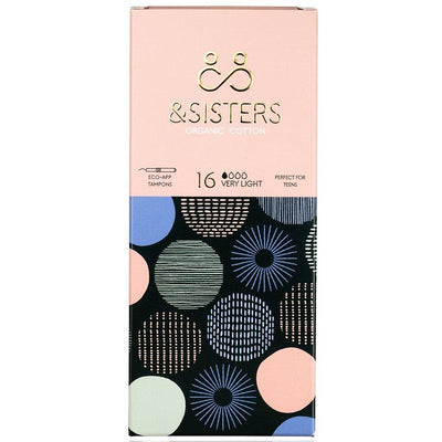&Sisters Very Light Eco-Applicator Tampons 16s