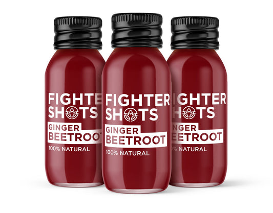 Fighter Shots Ginger & Beetroot Shot 60ml (Pack of 12)