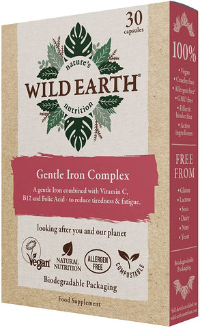 Wild Earth Gentle Iron 30 Capsules