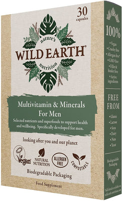 Wild Earth Multivitamin & Minerals For Men 30 Capsules