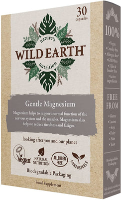 Wild Earth Gentle Magnesium 30 Capsules