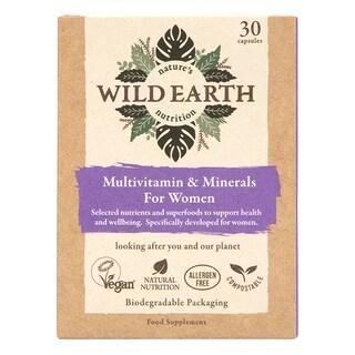 Wild Earth Multivitamin & Minerals For Women 30 Capsules