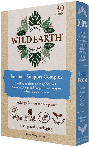Wild Earth Immune Support Complex 30 Capsules
