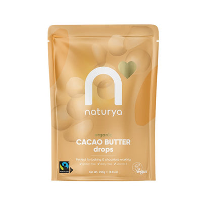Naturya  Organic Cacao Butter Drops FT 250g