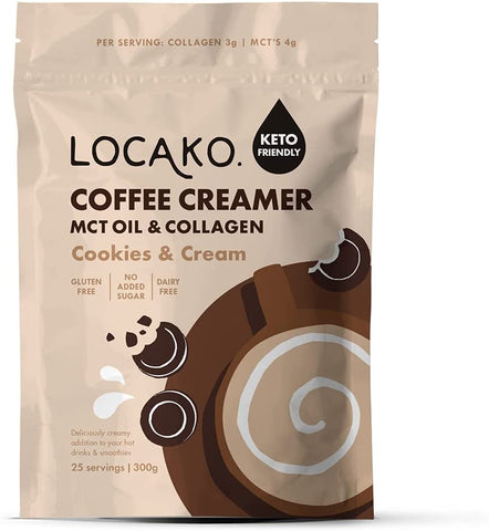 Locako Keto Coffee Creamer Cookies & Cream 300g