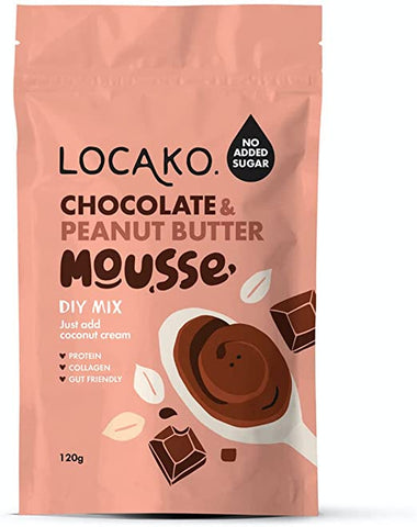 Locako Choc & Peanut Butter Mousse DIY Mix 120g