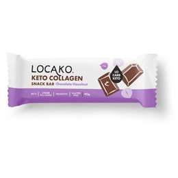 Locako Keto Collagen Snack Bar Choc Hazelnut 40g (Pack of 15)