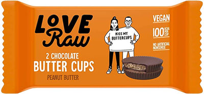 Love Raw Milk Choc Peanut Vegan Butter Cup 34g (Pack of 18)