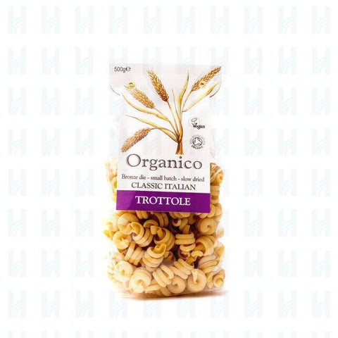Organico Organic Trottole Pasta (Large Spirals) 500g