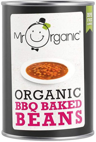 Mr Organic Beans BBQ Baked 400g