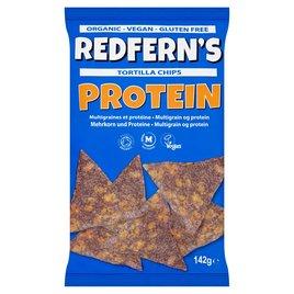Redferns Protein Blue Corn & Red Lentil Chips 142g (Pack of 12)