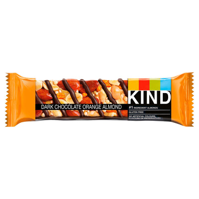 Kind Bars Dark Chocolate Orange & Almond Bars 40g (Pack of 12)