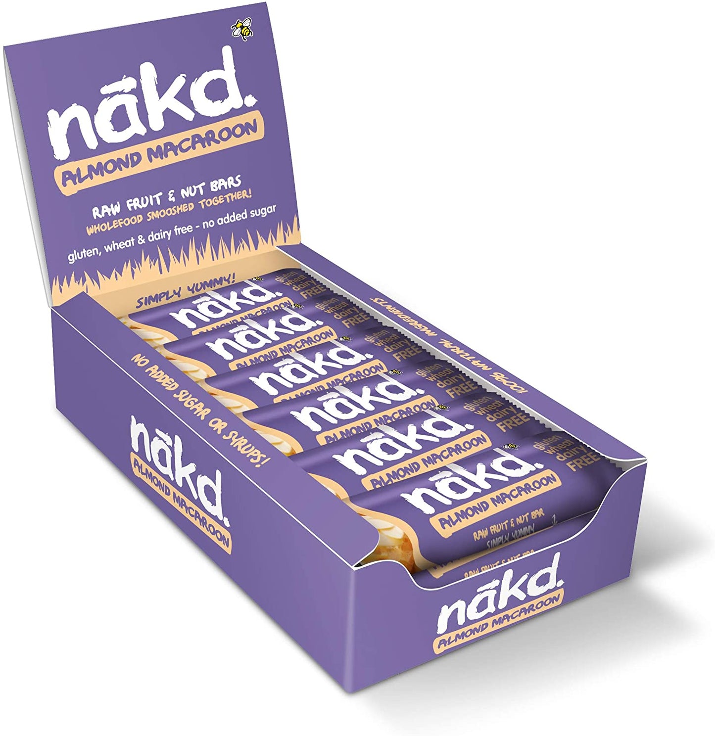 Nakd Almond Macaroon Bar 35g (Pack of 18)