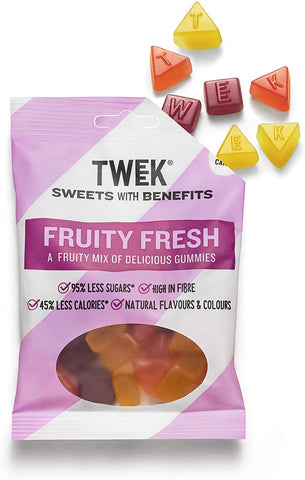 tweek sweets Fruity Fresh Mixed Jellies 80g (Pack of 15)