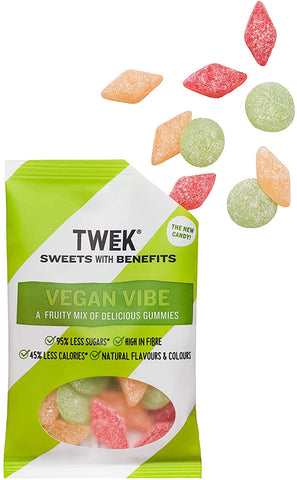tweek sweets Vegan Vibe Jellies 80g (Pack of 15)