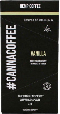 Cannacoffee Vanilla Hemp Coffee Pods 57g