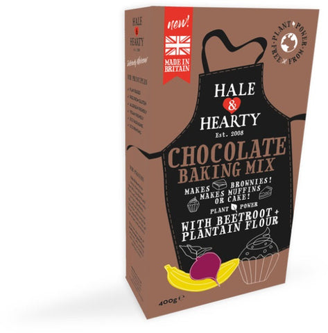 Hale and Hearty Chocolate Baking Mix with beetroot and plantain 400g (Pack of 3)
