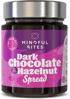 Mindful Bites Vegan Dark Chocolate & Hazelnut Spread - Jar 300g