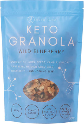 Keto Hana Wild Blueberry keto granola 300g