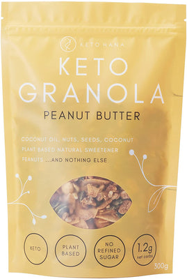 Keto Hana Peanut Butter keto granola 300g