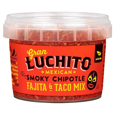 Gran Luchito Mexican Smoky Chipotle Fajita and Taco Mix 30g (Pack of 6)