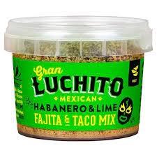 Gran Luchito Mexican Habanero and Lime Fajita and Taco Mix 40g (Pack of 6)