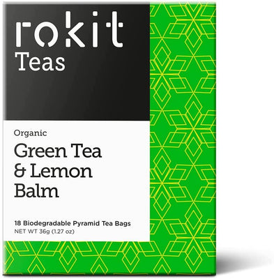 Rokit Org Green Tea & Lemon Balm 18 Bags