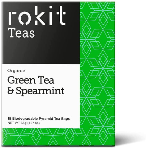 Rokit Org Green Tea & Spearmint Leaf 18 Bags