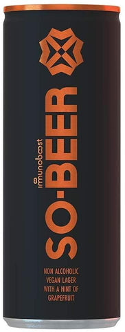 So Beer Grapefruit Non Alcoholic Beer Multipack (4x330ml) (Pack of 6)