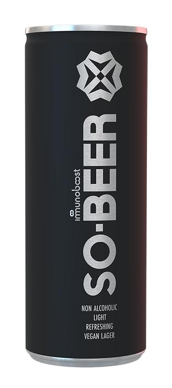 So Beer Light Refreshing Non Alcoholic Beer Multipack (4x330ml) (Pack of 6)