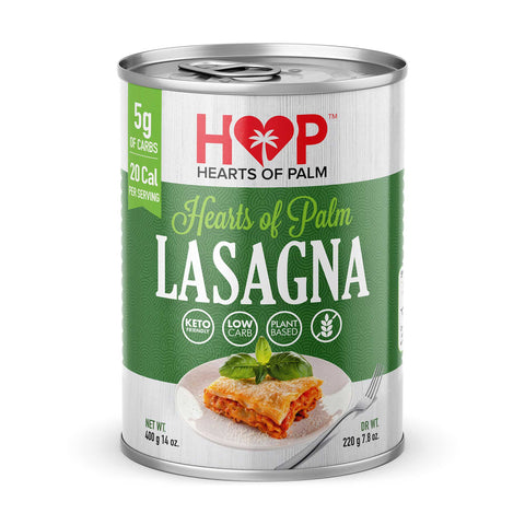 Hop Hearts Of Palm Lasagne 400g (Pack of 6)