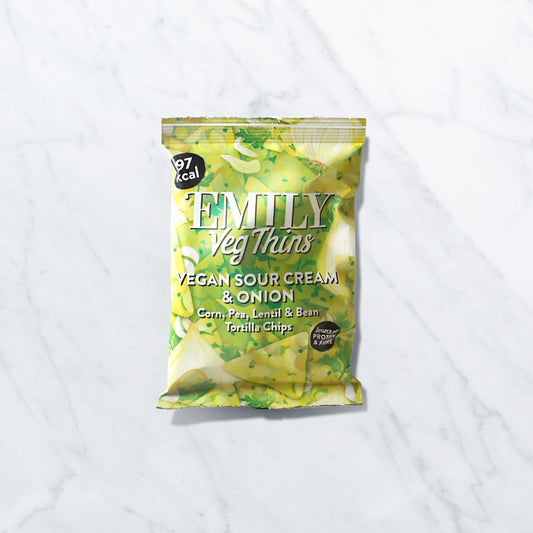 Emily Crisps Vegan Sour Cream & Onion Impulse Thins 23g (Pack of 24)