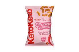 ketoketo Thai Sweet Chilli Crunch Puffs 80g (Pack of 10)