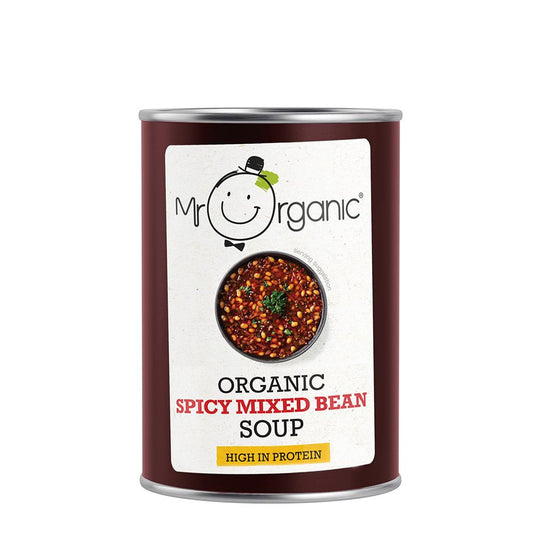 Mr Organic Organic Spicy Mixed Beans Soup 400g (Pack of 12)
