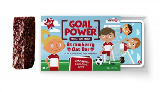 Goal Power Handmade Fruity Strawberry Oat Bar 20g (Pack of 24)