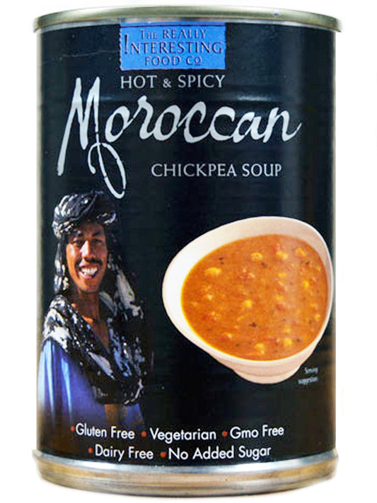 Really Interesting Food Co Organic Moroccan Chickpea Soup 400g (Pack of 6)