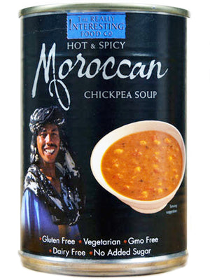 Really Interesting Food Co Organic Moroccan Chickpea Soup 400g (Pack of 6)