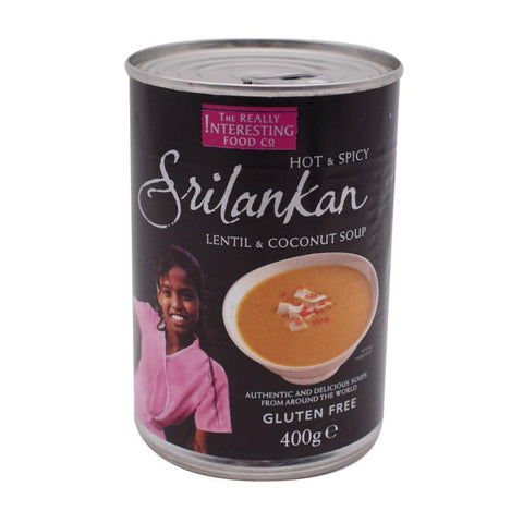 Really Interesting Food Co Organic Sri Lankan Lentil & Coconut Soup 400g (Pack of 6)